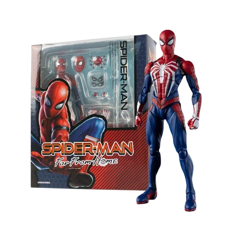 ในสต็อก Figuarts Marvel's Spider Man PS4 เกมรุ่น Peter Parker Marvel Legend อะนิเมะ Action Figure ของเล่นคอลเลกชันของขวัญ