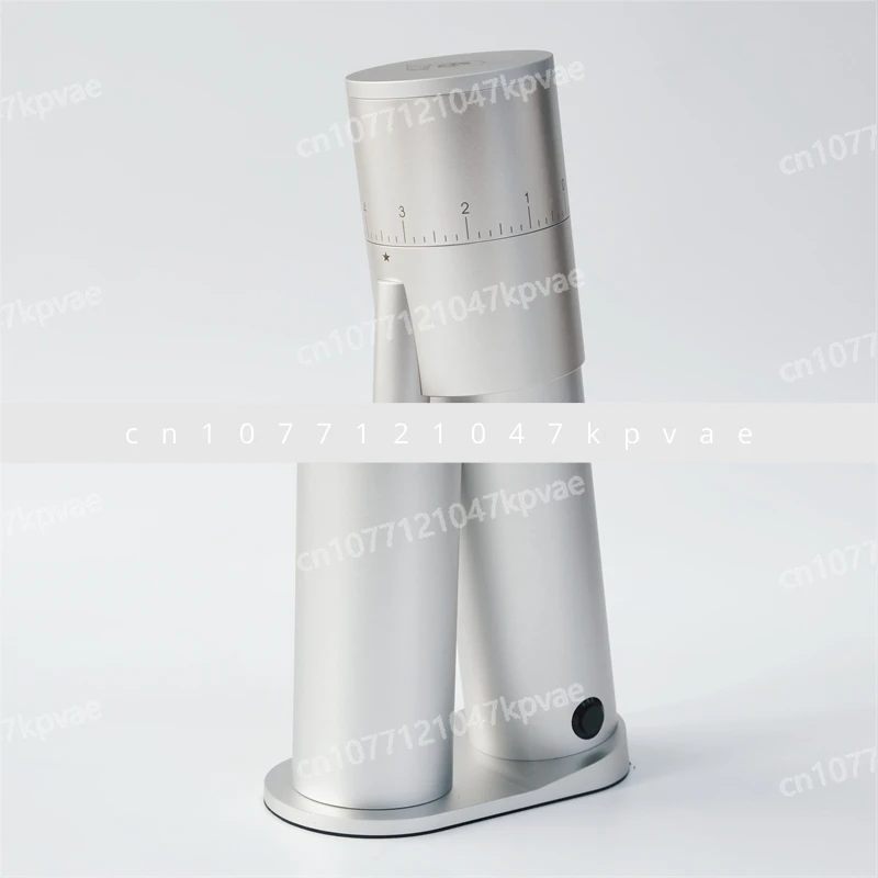 Portable Tin Plated Cone Burr USB Coffee Grinder Single Dose Adjustable 38-48mm Mini Electric Burr Espresso Grinder