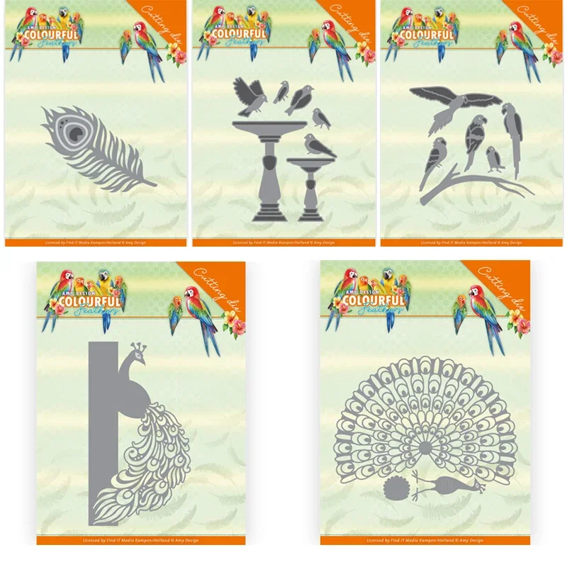 

Mmao Crafts Metal Steel Cutting Dies Bird peacock decoration Scrapbooking Paper/photo Cards Embossing Dies
