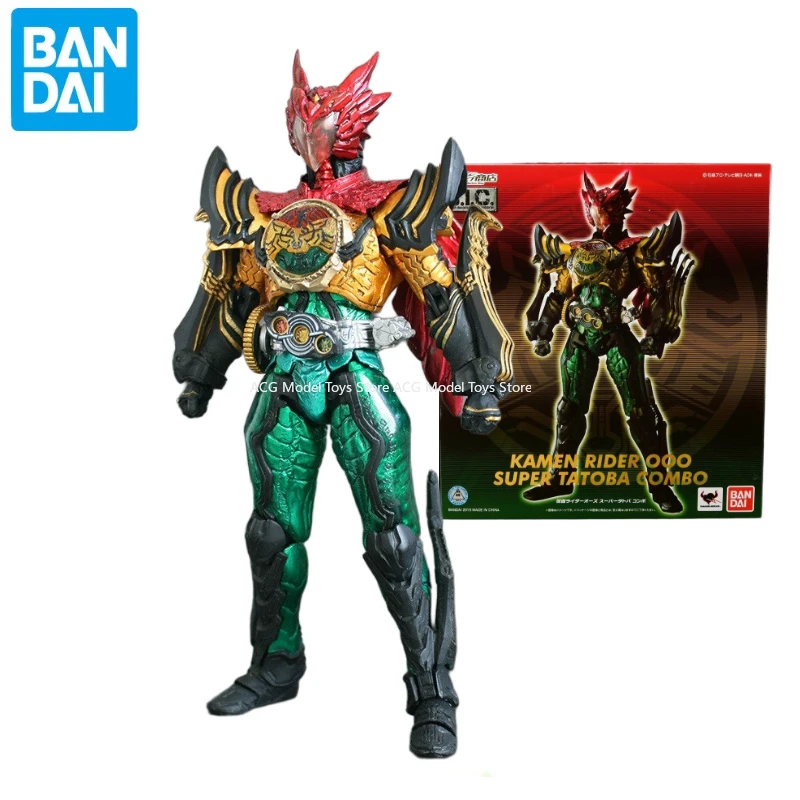 

In Stock Original Bandai SIC Kamen Rider OOO Super TaToBa Combo Action Figure Toys Collection Model Gift