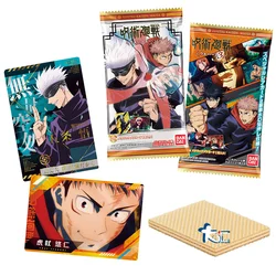 Japanese Anime Original Kawaii Candy Toys Flash Card Jujutsu Kaisen 3 Itadori Yuji Gojo Satoru Figure for Boy Kids Girls Gift