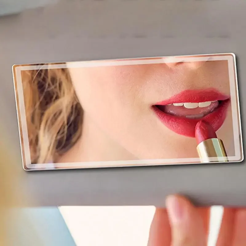 

Car Visor Mirror Shatter-proof Mirror For Car Visor Self-adhesive Stainless Steel Auto Rearview Mirror Makeup Mirror For auto