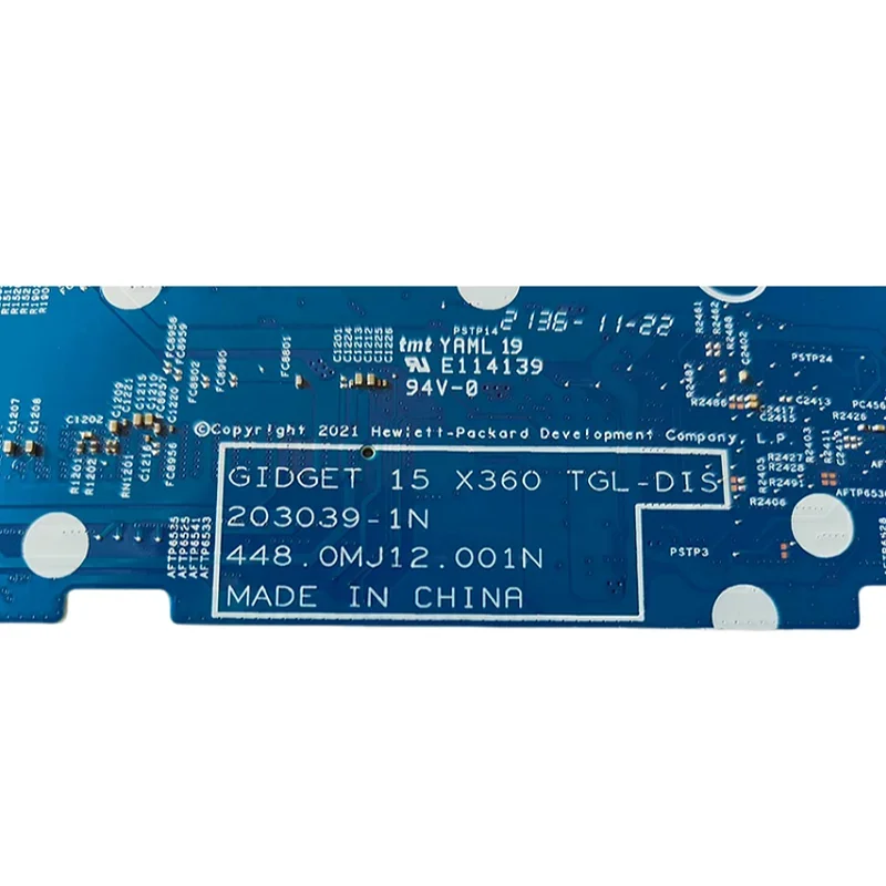 

203039-1 Mainboard For HP X360 15-ES Laptop Motherboard With CPU SRK02 i7-1165G7 GPU N18S-G5-A1 MX450 DDR4 100% Tested ok