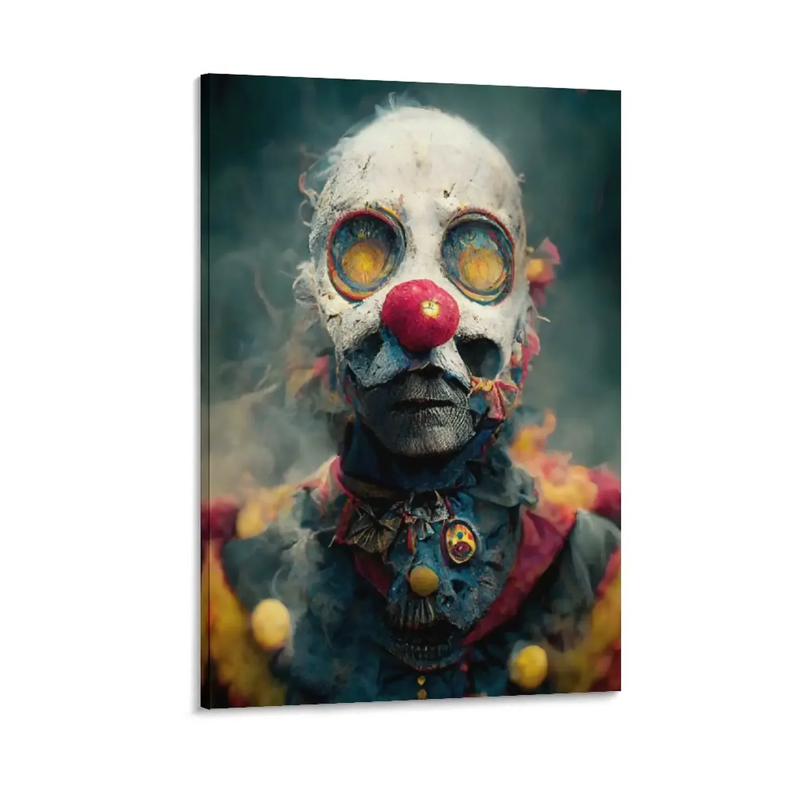 

Jester Steam Clown 16 Canvas Painting decorative wall canvases wall decoration korean room decor