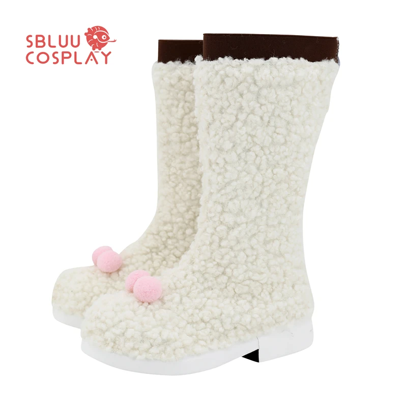 

SBluuCosplay Anime Aries Cosplay Shoes Halloween Party Custom Made Boots