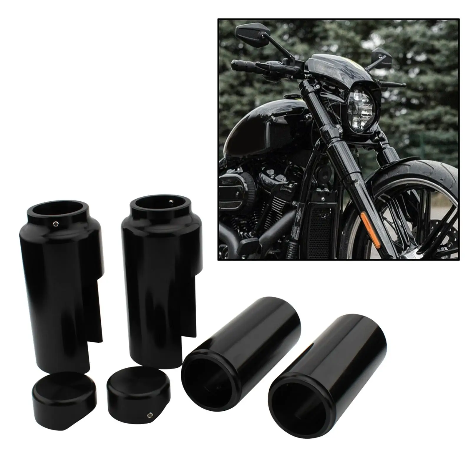 مجموعة غطاء الشوكة لـ -davidson Aggressor Softail FXBR FXBRS