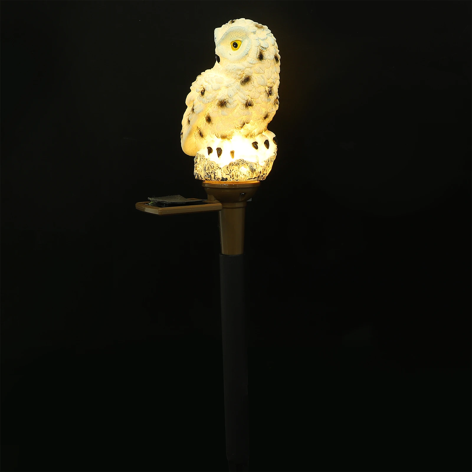 

Solar Ground Plug Light Resin Owl Design Garden Stake LED Solar Powered Outdoor Decorative Lights Landscape Lighting Gifts