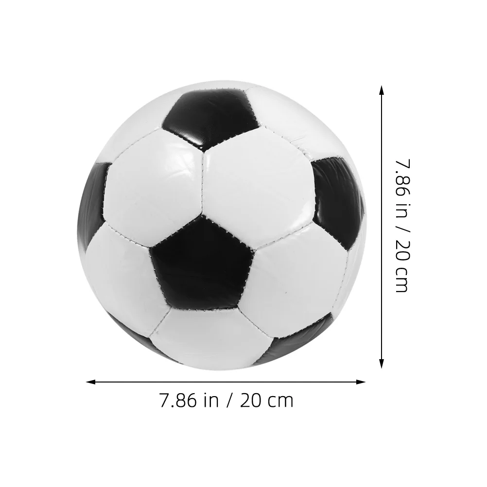 DIY グラフィティ サッカーボール 黒白 ミニ ソフトプラスチック 8インチ ペイント スポーツ パーティー デコレーション サッカーボール