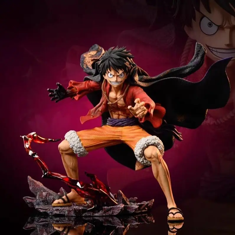 

Anime Figure Luffy On Onigashima PVC Action Figure Statue Model Doll Collection Toy Gift boys