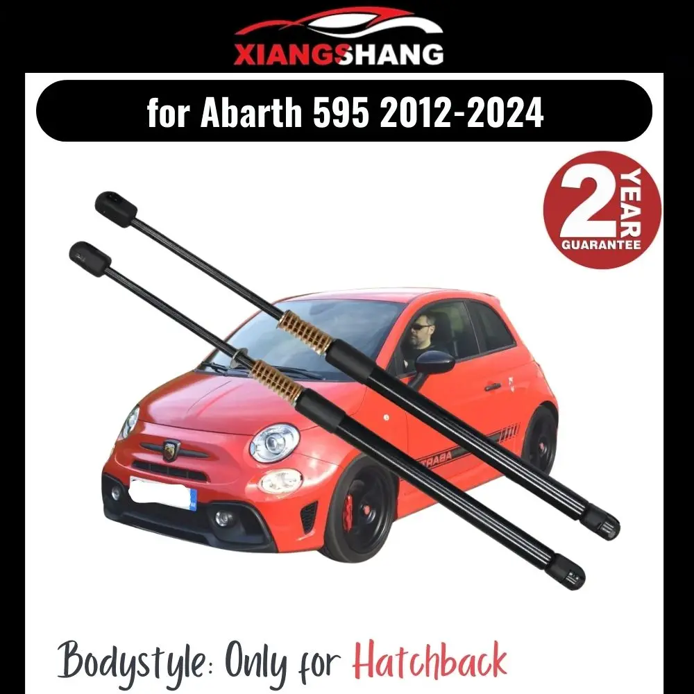 

2pcs Rear Tailgate Damper for Abarth 595 Hatchback 2012-2024 Tailgate WITH SPRING Trunk Boot Gas Charged Gas Struts