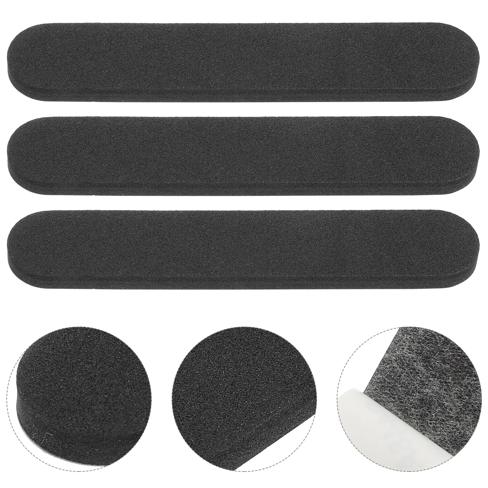 25 Pcs Black Tape Hat Sweat Sponge Size Reducer for Sizer Pad Foams Filler Sports Cap Universal Reduction Women's