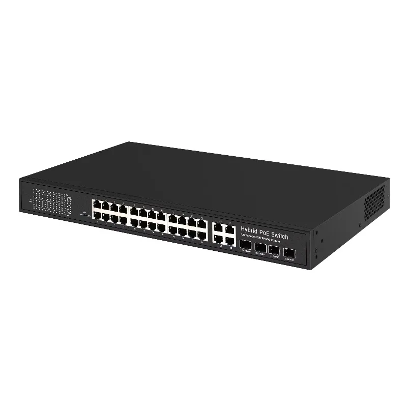 High Quality 24 Port / Sfp  10/100mbps Switch Poe Programmable