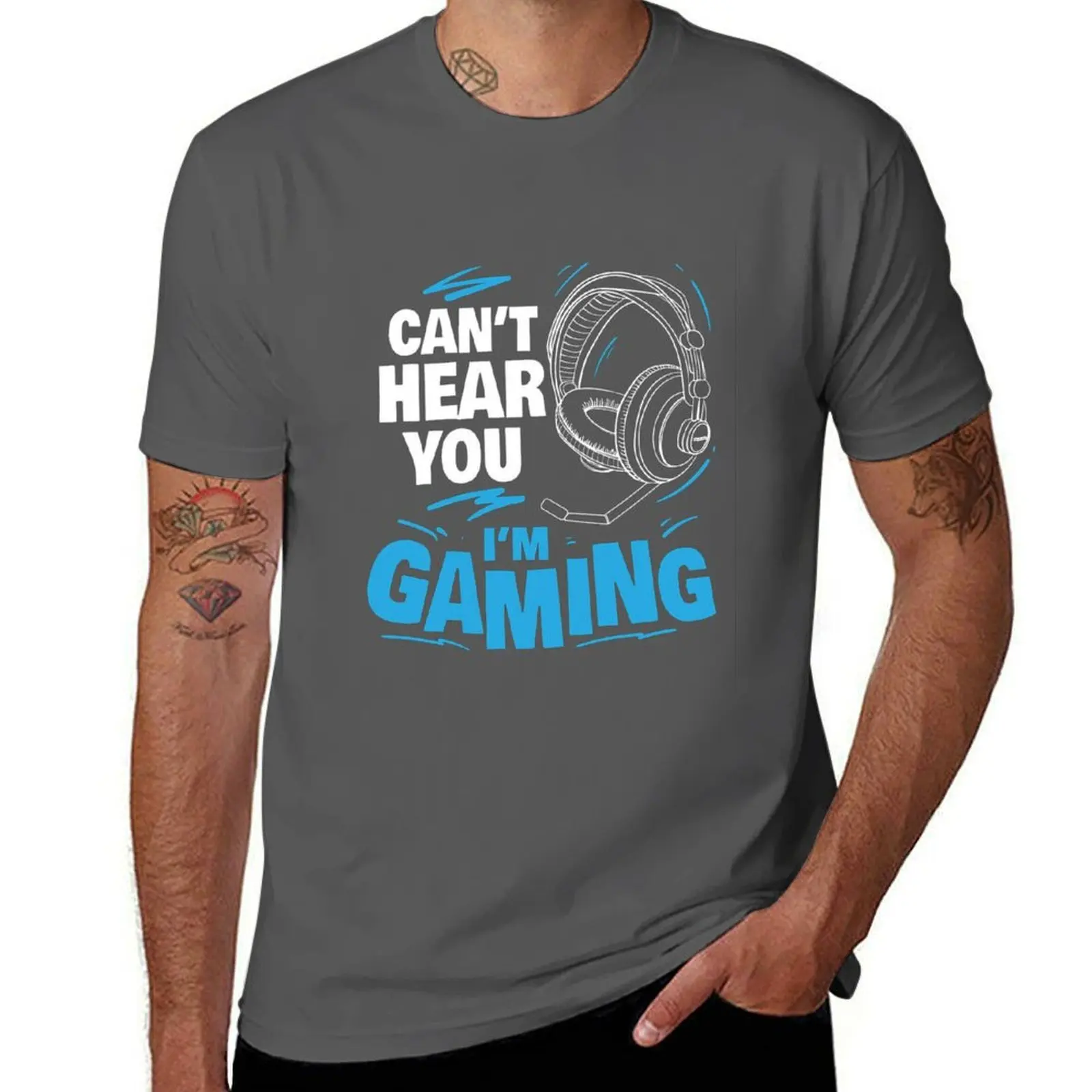 

I can't Hear You I'm Gaming Busy Funny Video Gamer T-Shirt t shirts for man cotton t shirt for man T-Shirt