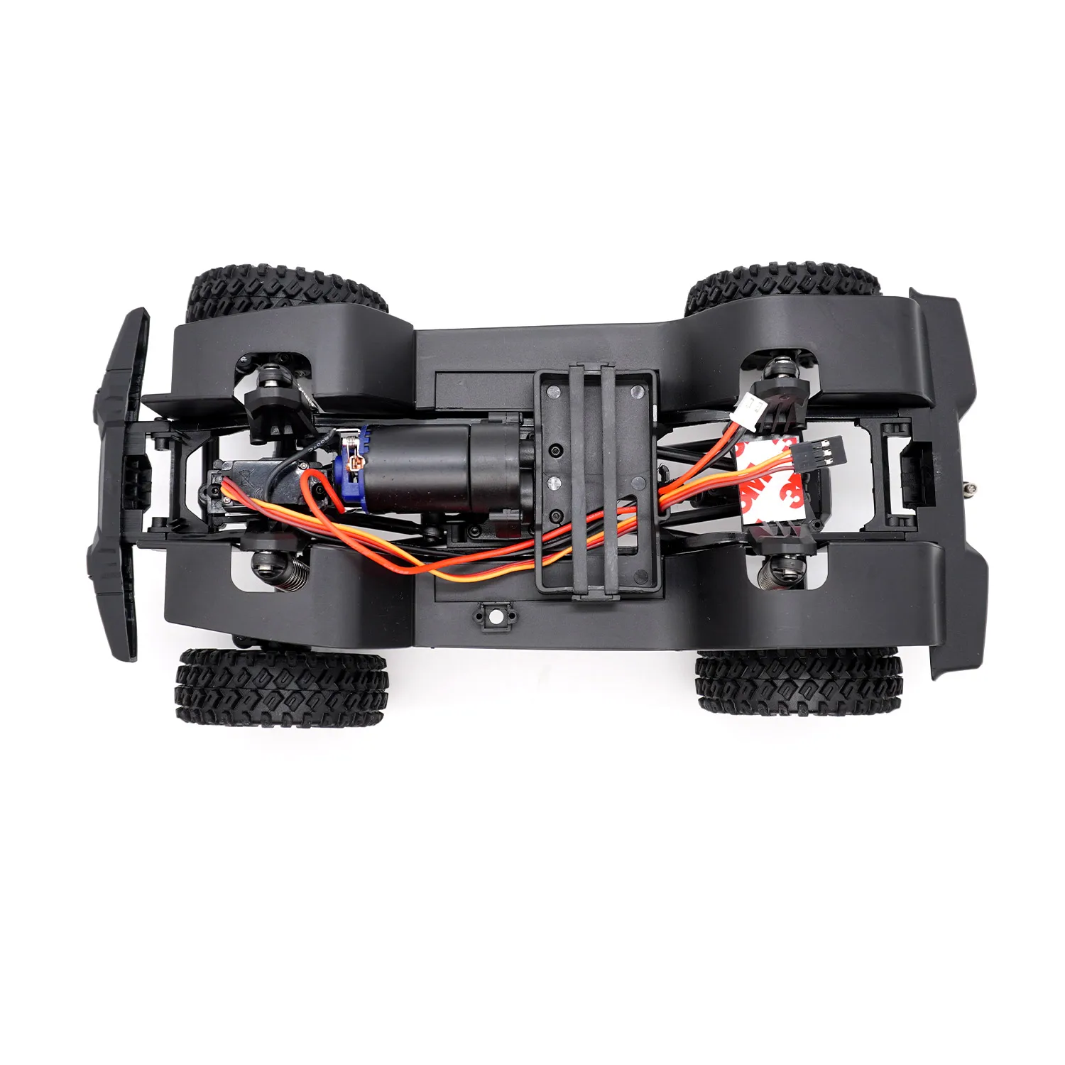 Quadro rc 1/18 trx4m, material de nylon de alta qualidade, chassi montado, caixa de velocidades para AX-8560 jjrc rc crawler, peças de atualização de carro