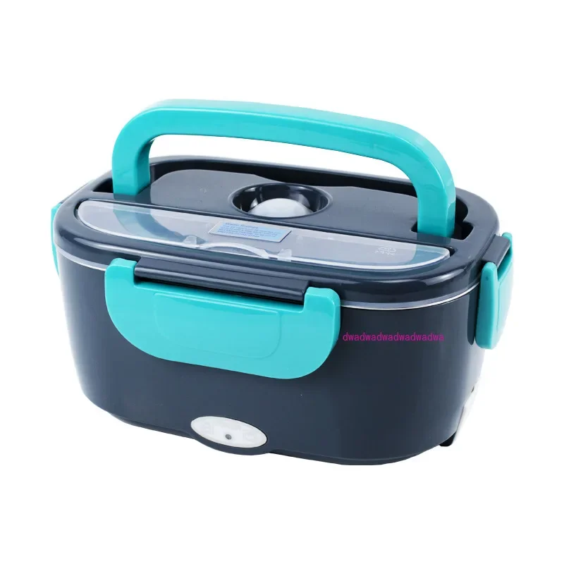 2 in 1 car dual-purpose stainless steel liner plug-in heating bento box 1.5L electric lunch box