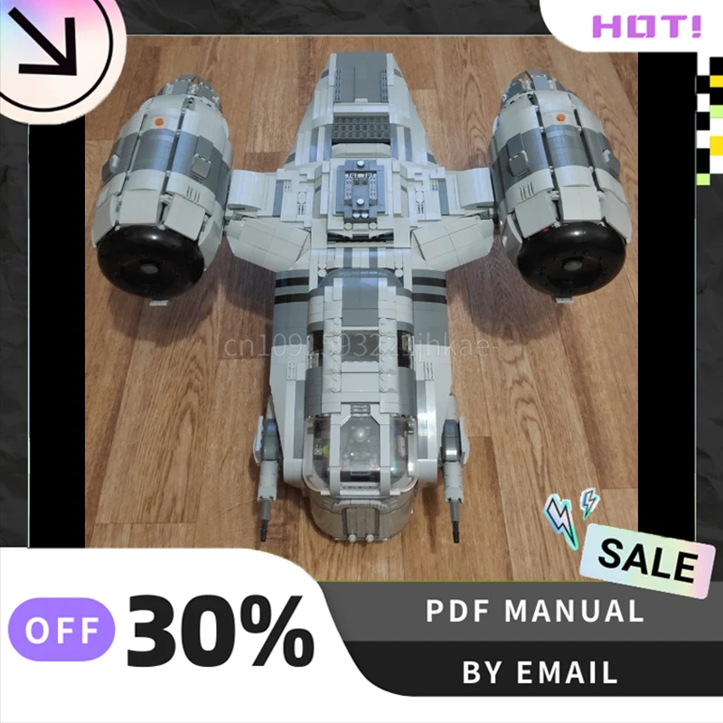 [4530PCS] MOC Personalizzato Rasoio Crest Warplane Creativo Building Blocks Set STEM Giocattoli FAI DA TE Modello di Costruzione Kit Regali Di Compleanno