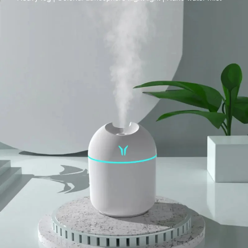 Lenovo Portable Air Humidifier 250ML Essential Oil Diffuser 2 Mode Auto Off with LED Light for Home Car Mist Maker Face Steamer - view 5