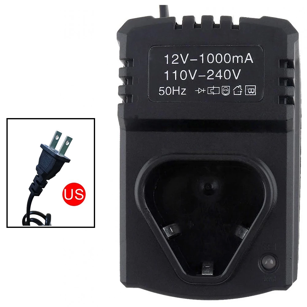 

1PC 12V DC US/EU Li-ion Rechargeable Charger Support 110-240V For Electrical Drill 12V Lithium Screwdriver Power Tool Part
