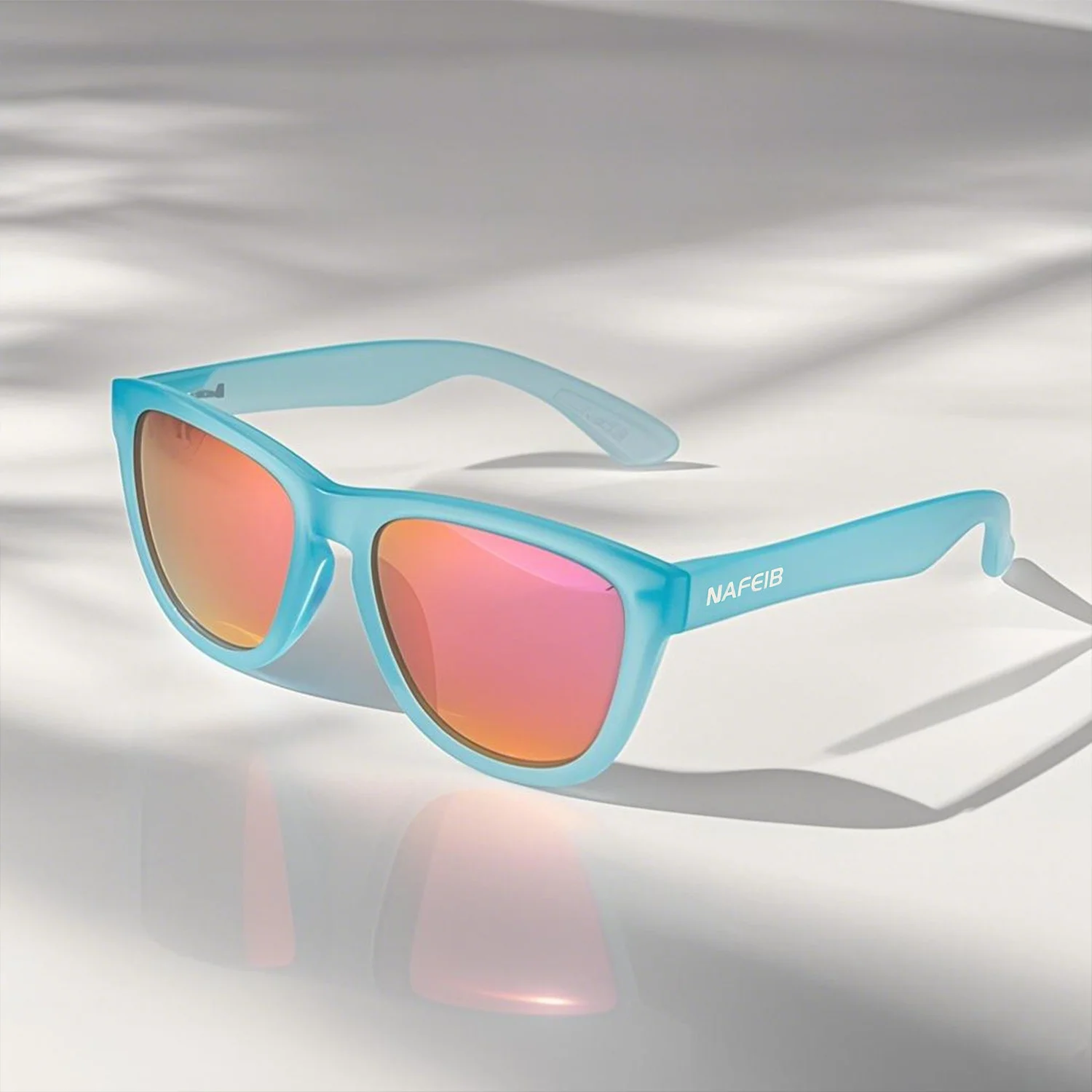 

Polarized Cycling Sunglasses NAFEIB TR90 Lightweight Eyewear for Men Women Fishing Travel Sun Glasses