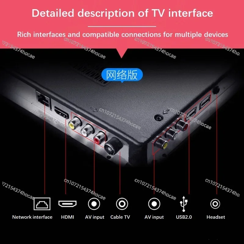 4K/8K Ultra HD TV LED Android Smart Network TV WIFI Metal Frame with USB Dual HDMI 60/75 inches Explosion-Proof