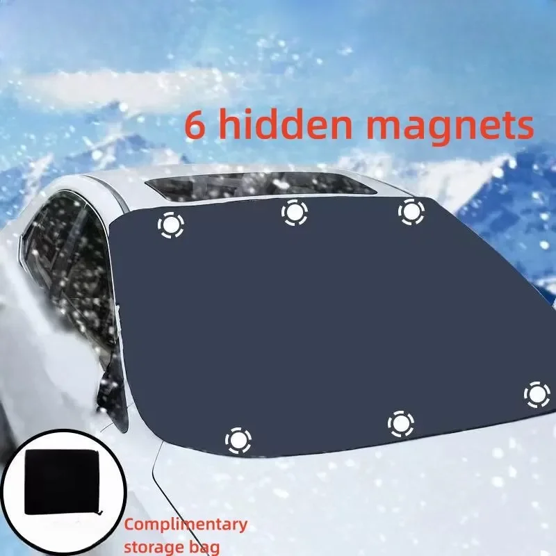 

Sun Shade Protector 1PC Magnetic Car Front Windscreen Cover Automobile Sunshade Windshield Snow Waterproof Car Cover