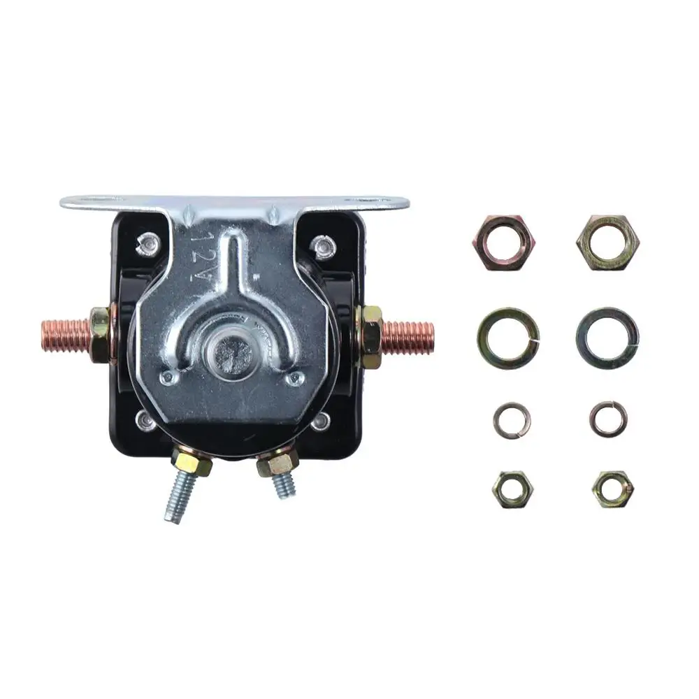 1pcs Solenoid 12V Sw-3 Metal 4 Terminal Heavy Duty Starter Solenoid Relay for Johnson Trim Fit for Lincoln