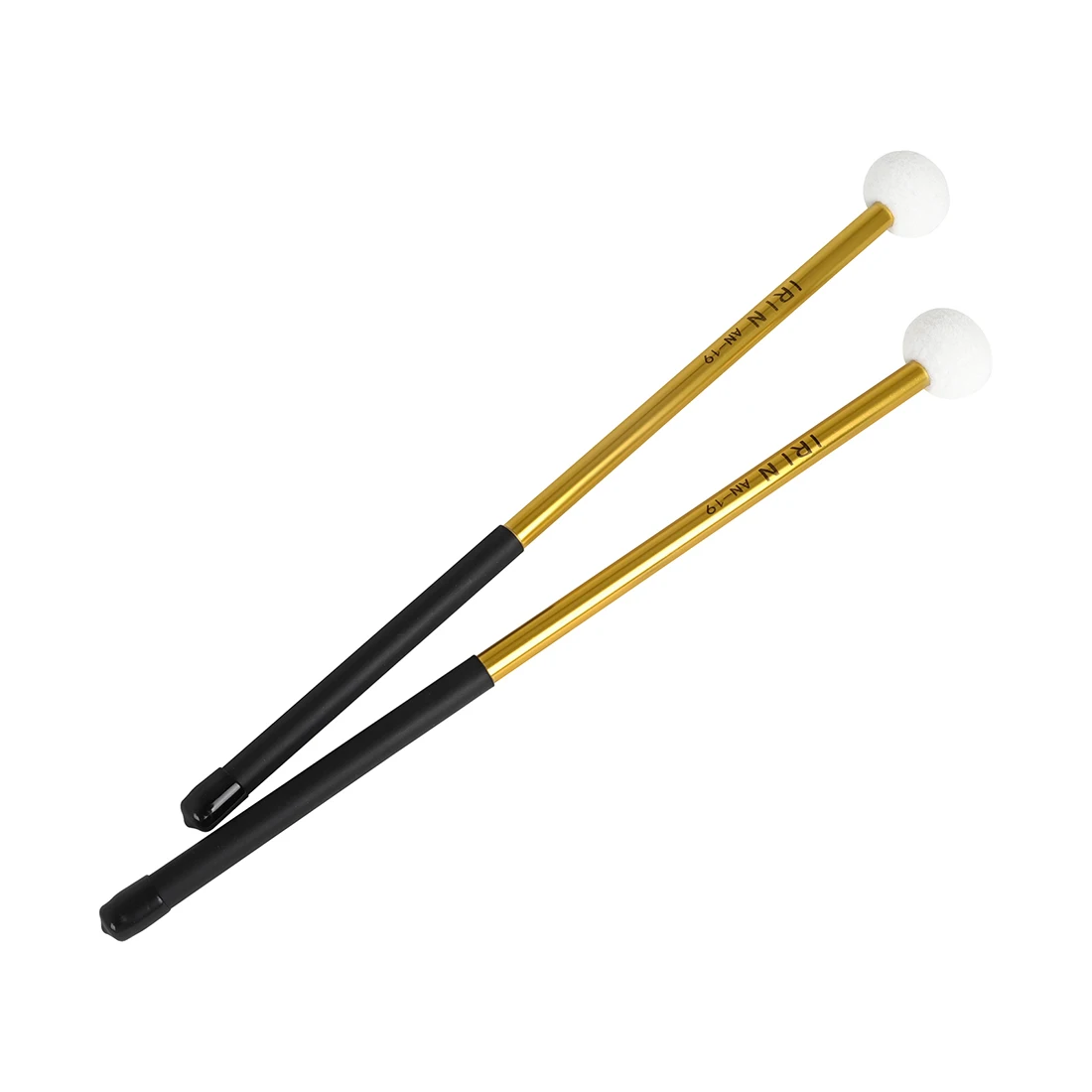 IRIN Timpani Felt Drum Mallets Drumsticks 1 Pair Aluminium Alloy Non-slip Handle Percussion Instruments Accessories Drum Parts