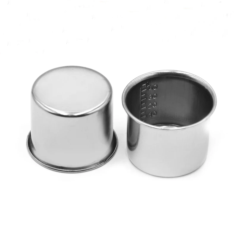 Makeup Tools/accessorthick Stainless Steel Medicine Cup Small Medicine Cup Liquid Measuring Cup with Scale 40Ml Makeup Tool Kit