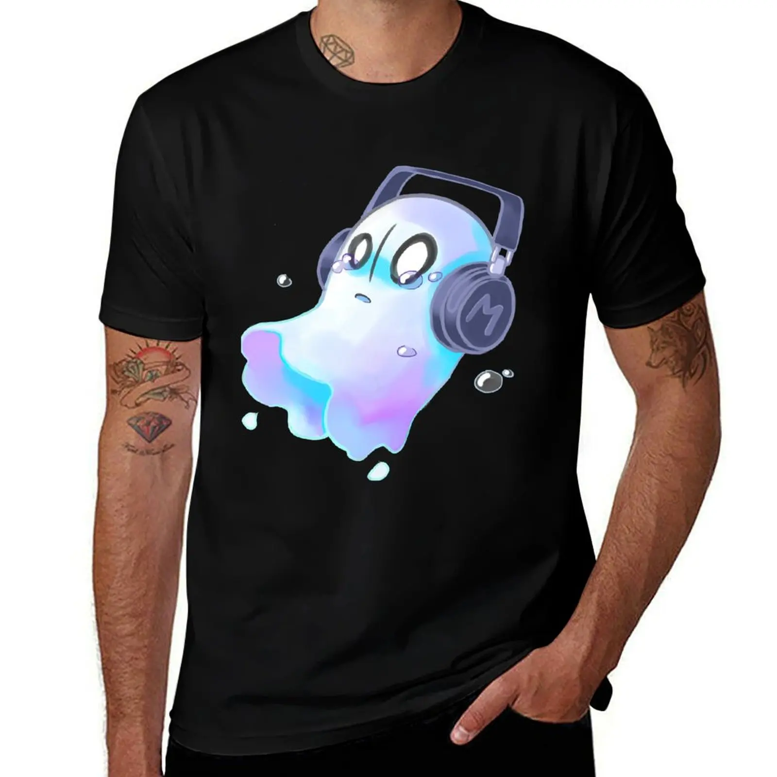 

Napstablook T-Shirt Outdoor Work Short Sleeve Top