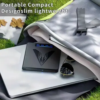 USB 3.0 Type-C CD DVD +/- RW 光碟機,配備 4 個 USB 連接埠和 2 個 SD 卡槽,相容於 Linux、Windows 和 Mac OS 筆記型電腦。 10 最佳銷售 USB DVD - №9