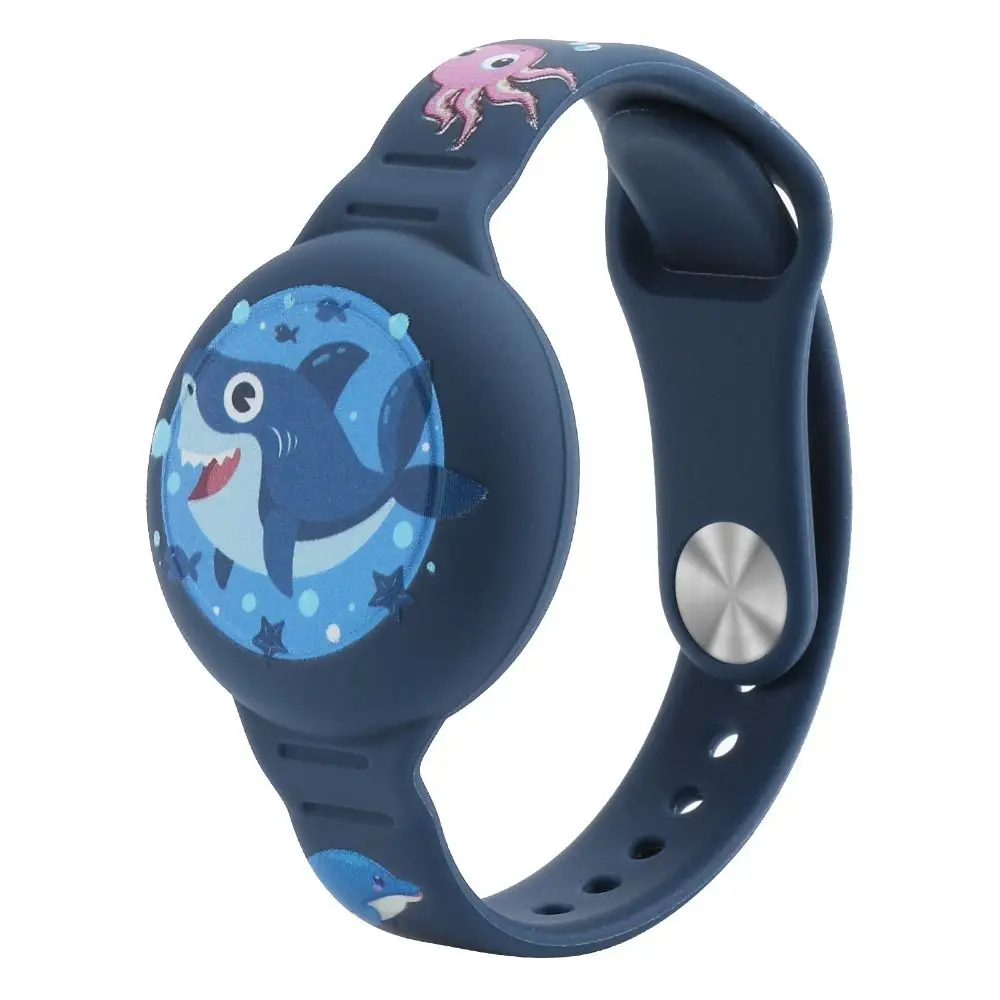 New Silicone Silicone Strap Waterproof Case Bracelet Kids Bracelet Replacement Cartoon Child Wristband for Apple Airtag