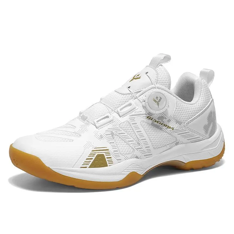

Good Quality Indoor Sports Unisex Shoes Professional Table Tennis Shoe Couples rotating buckle Badminton Shoes Mens Womens