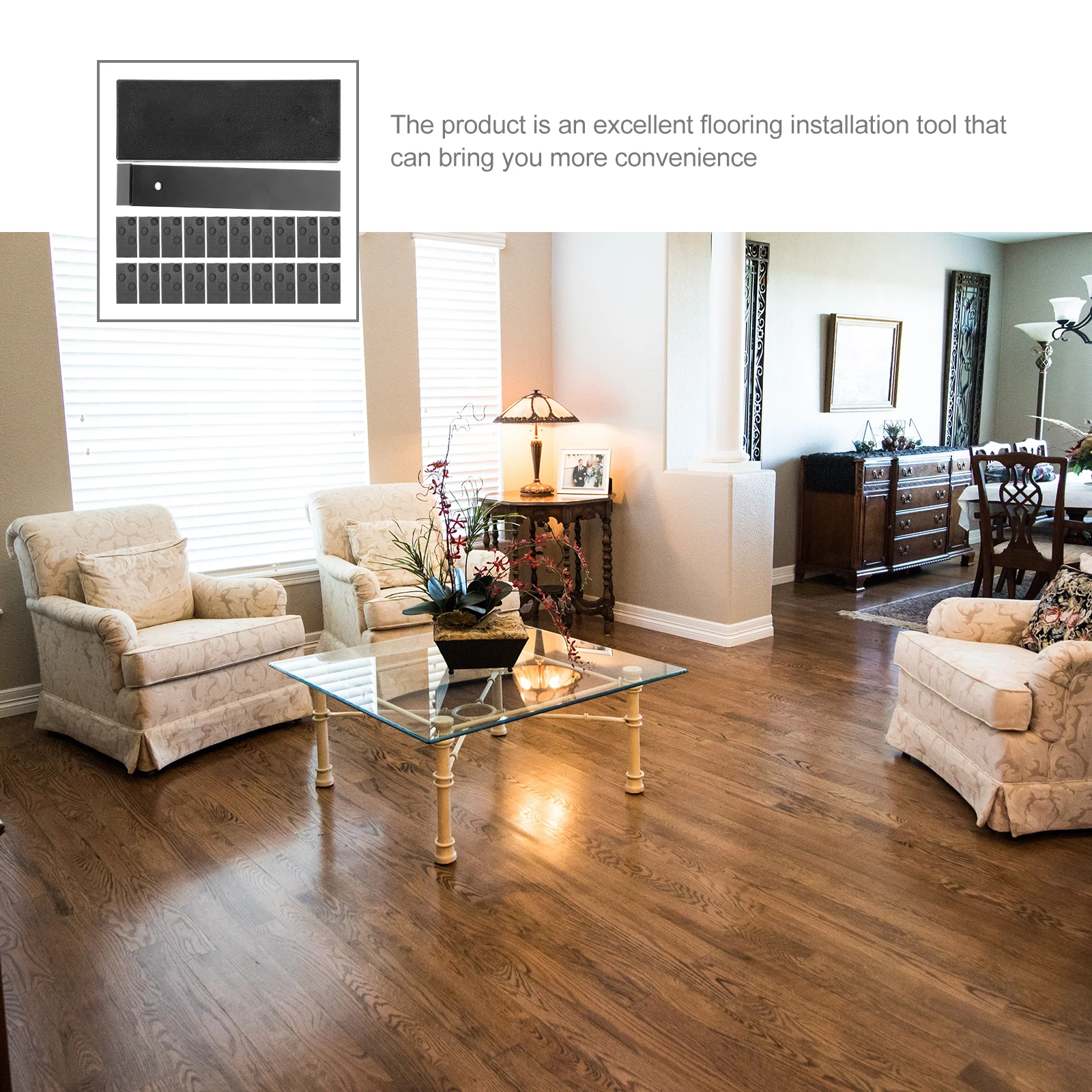 

Wooden Floor Installation Tools Heavy Duty Pull Bar for Vinyl Plank Protector Construction Accessories