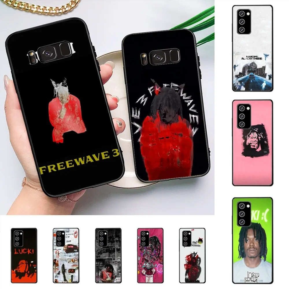 L-Lucki Rapper WAKE UP LUCKI Phone Case For Samsung J 7 plus 7core J7 neo J6 plus prime J6 Mobile Cover