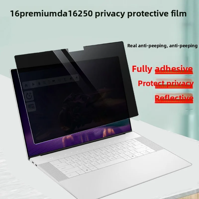 For 16.3inch Dell 16 Premium DA16250 Laptop Privacy Protection Film  Computer Counter-Spy Privacy Screen Protector