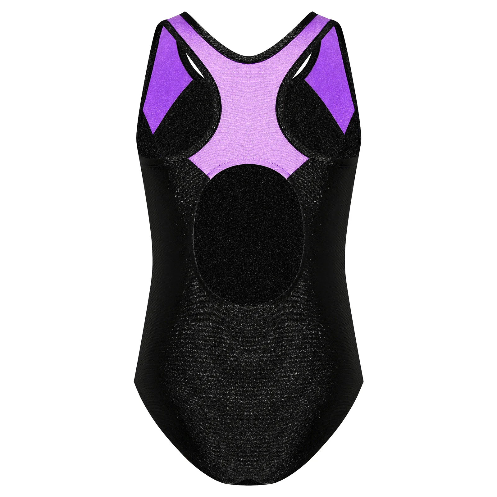 Ragazze balletto ginnastica body senza maniche stampa colorata tuta tuta sport allenamento allenamento pagliaccetto costume intero