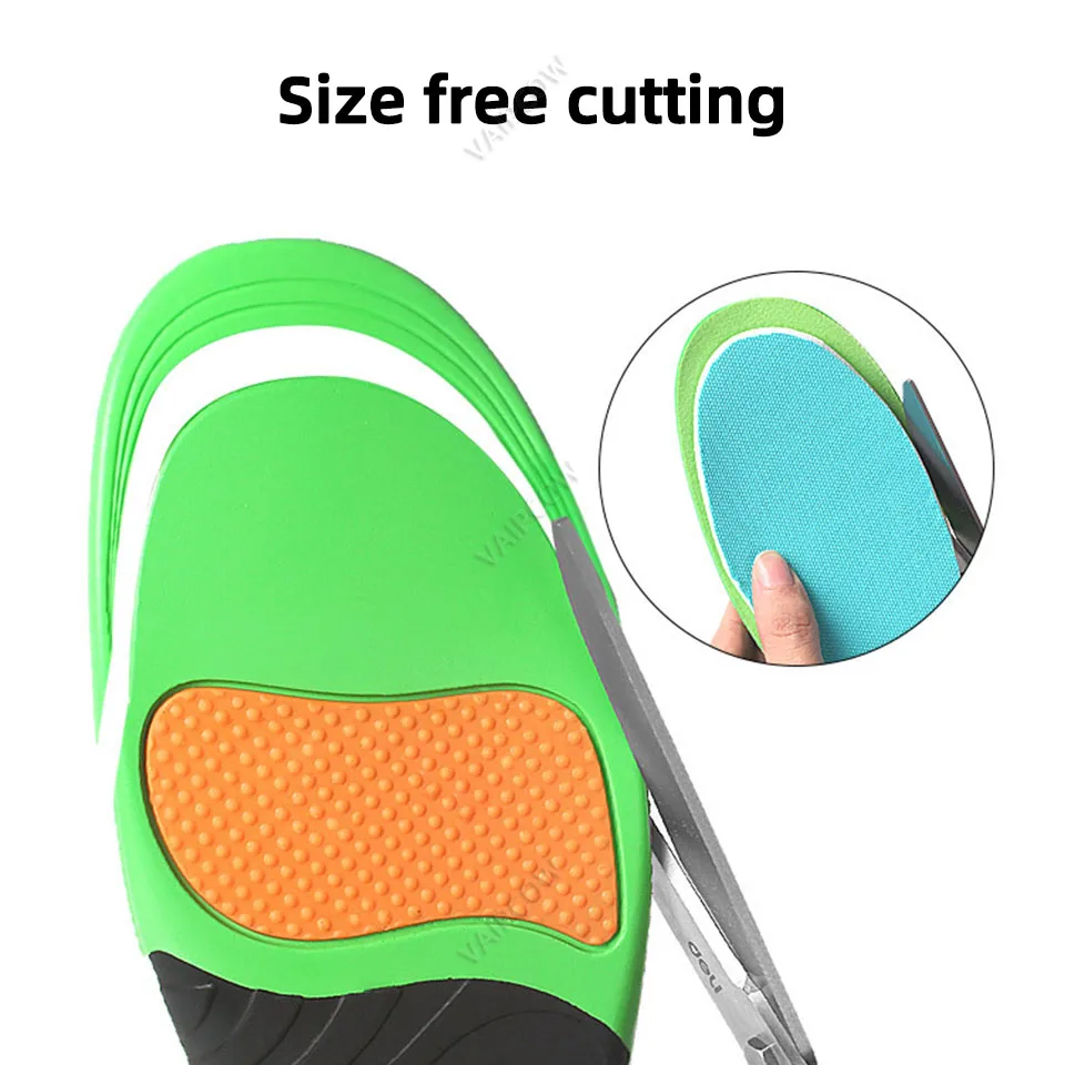 EVA Orthopedic Shoes Sole Insoles For feet Arch Foot Pad X/O Type Leg Correct insole Flat Foot Arch Support Sports Shoes Insert