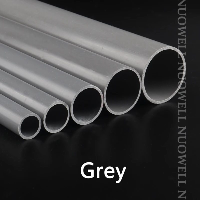 1pc O.D 20~32mm Gray UPVC Pipe Aquarium Fish Tank Tube Hydroponic Planting Frame Experimental Pipe Garden Fittings 50CM Long