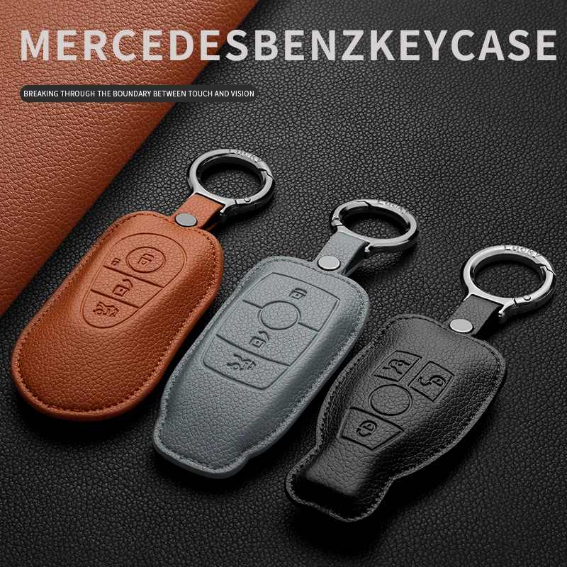 

For Mercedes Benz keycase C E A B S Class GLE GLA GLB GLC GLS AMG Car key bag exquisite durable car interior car accessories