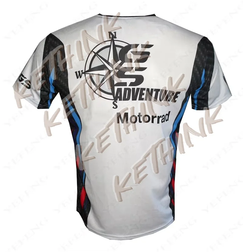 

2021 R1250 GS Motorcycle ADVENTURE Motos Locomotive Riding Quick Dry Short Sleeve For BMW Motorrad M