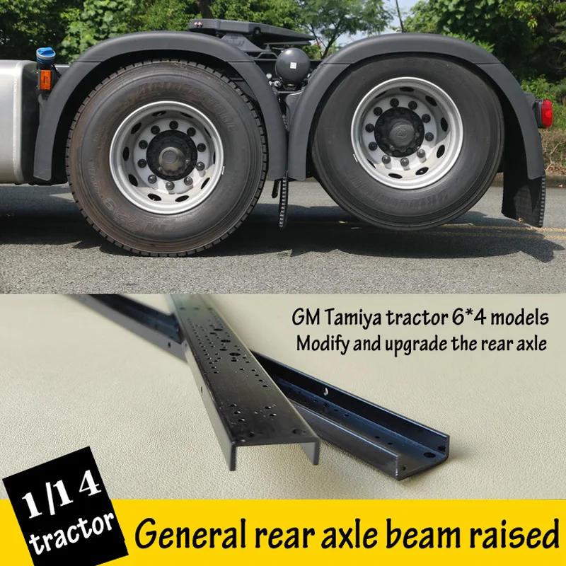 Rear Axle Lifting Girder 6X4 Converted To 6X2R for 1/14 Tamiya RC Truck Trailer Tipper Scania R470 R620 Benz Actros Volvo DIY