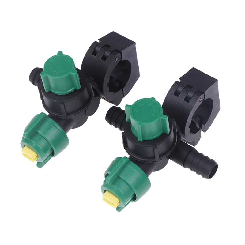 ✰✪1Pc External Thread Agricultural Sprayer Fan Shaped Spraying Adjustable Nozzle For Agriculture Tubing Garden Irrigation