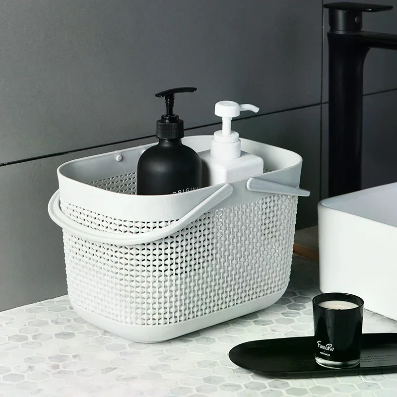 Japanese-Style Portable Bath Basket/Bathroom Storage Basket/Bath Crate