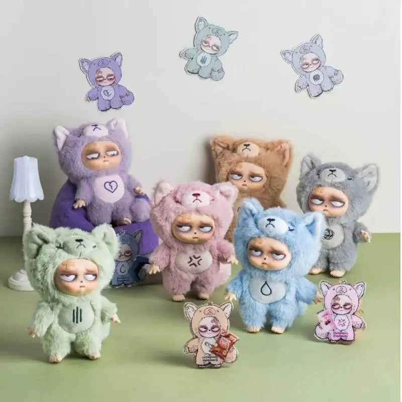 

Серия Sleepless Grumpipi: Загадочная коробка-сюрприз с виниловыми милыми фигурками, кавайными куклами, подвесками и декоративными игрушками