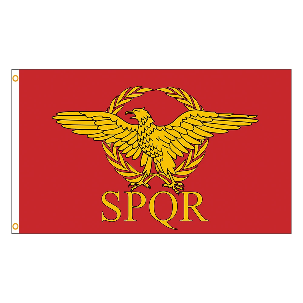 FLAGLAND 90x150cm SPQR Roman Empire Senate and People of Rome Flag