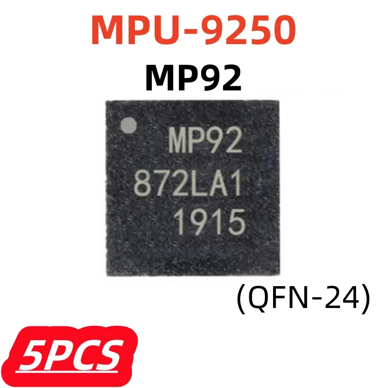 

5 шт./лот MPU-9250 MPU9250 MP92 100% новый QFN-24