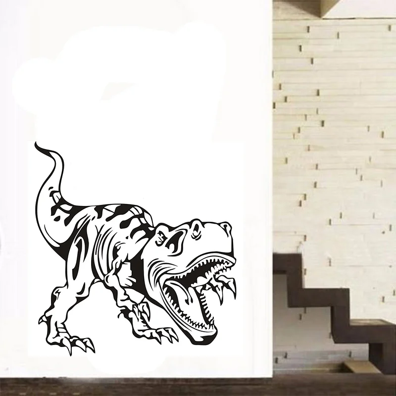 

New Personalized T-Rex Dinosaur Wall Decal Vinyl Wall Stickers Home Decoration Decor Mural Art Wallpaper Poster