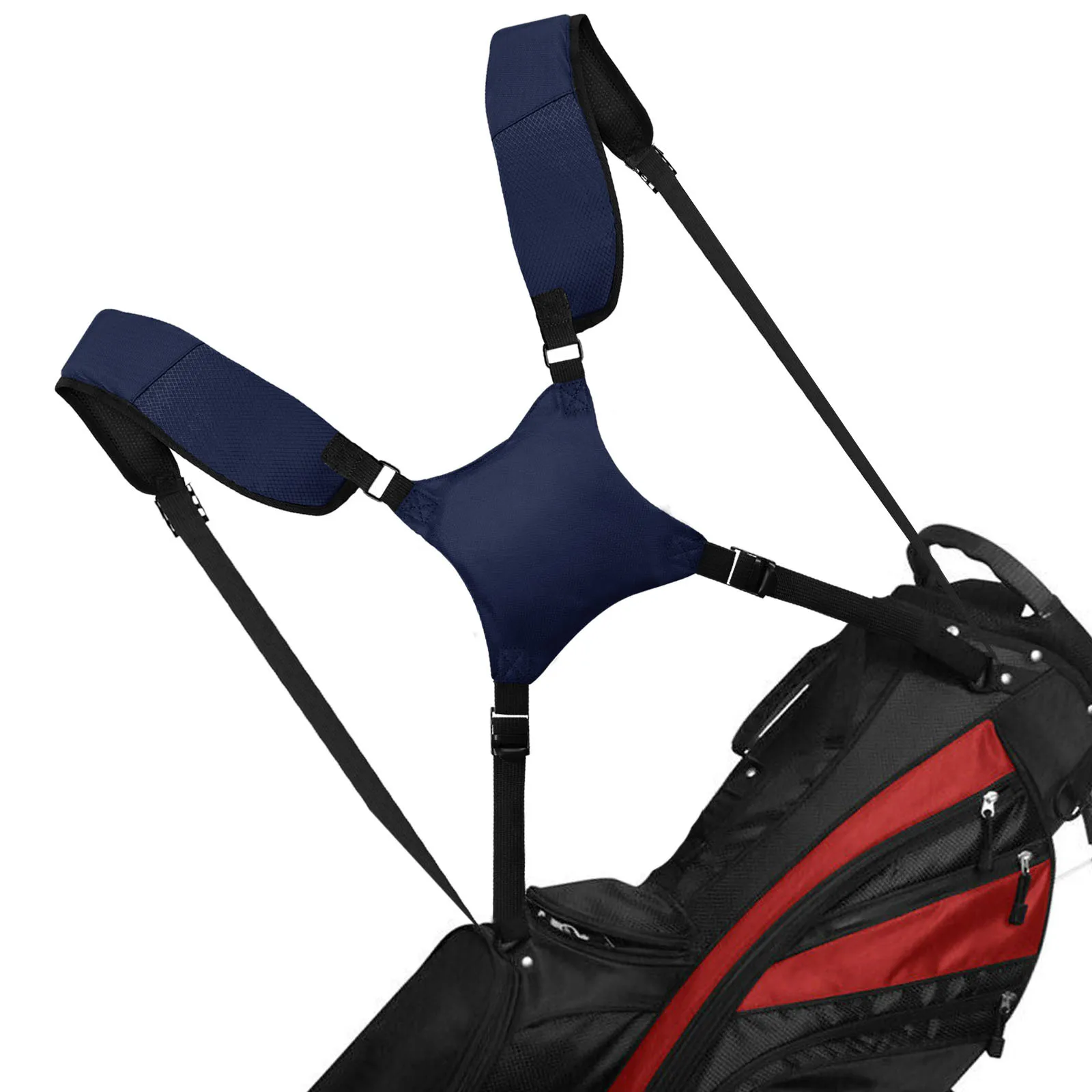 Borsa per mazze da golf da esterno con tracolla regolabile e accessori per tracolla per zaino