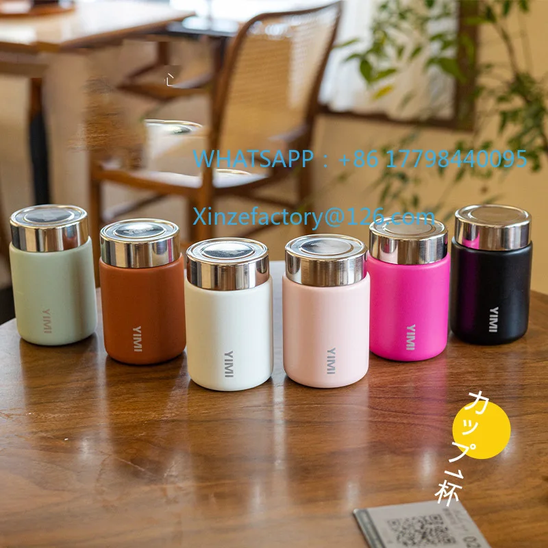 

Customizable Mini compact insulated cup high color value lightweight outdoor carry cup office 316 liner drinking cup