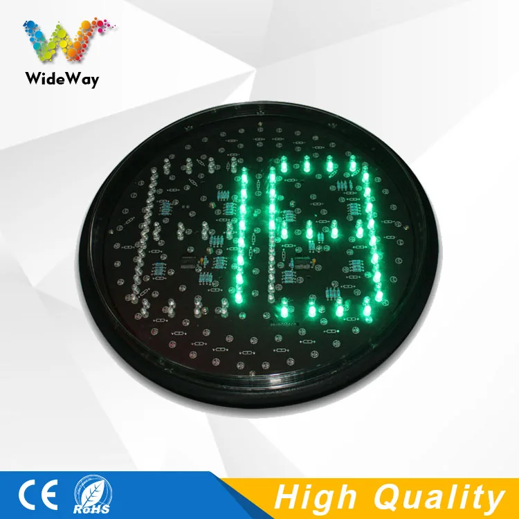 300mm red green two digital countdown timer LED traffic signal light lamp